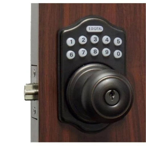 Oil Rubbed Bronze Electronic Knob Lock S954844