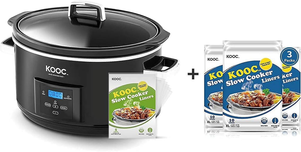 Programmable Slow Cooker 8.5-Quart with 30 Liners E68464