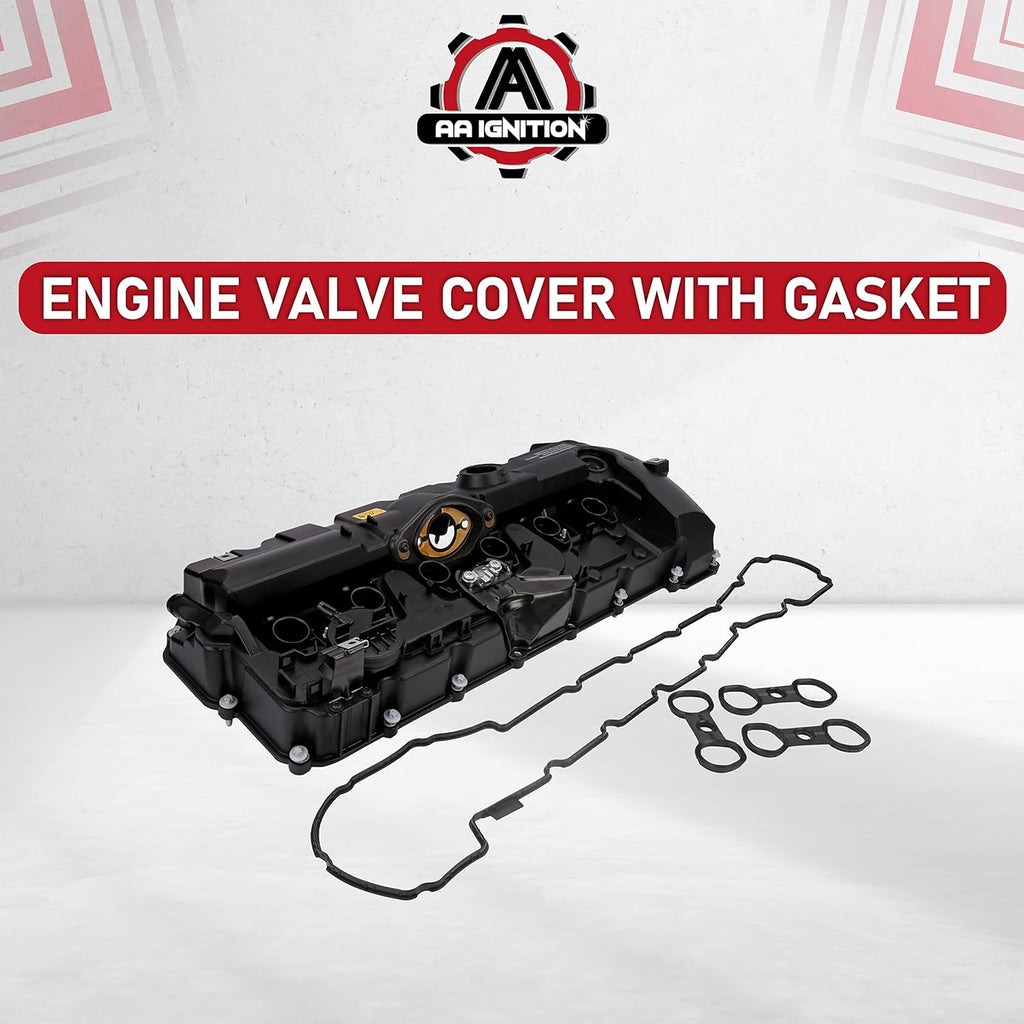Replacement Engine Valve Cover with Gasket, 2.5L, 3.0L, Replaces 11127552281 I938839