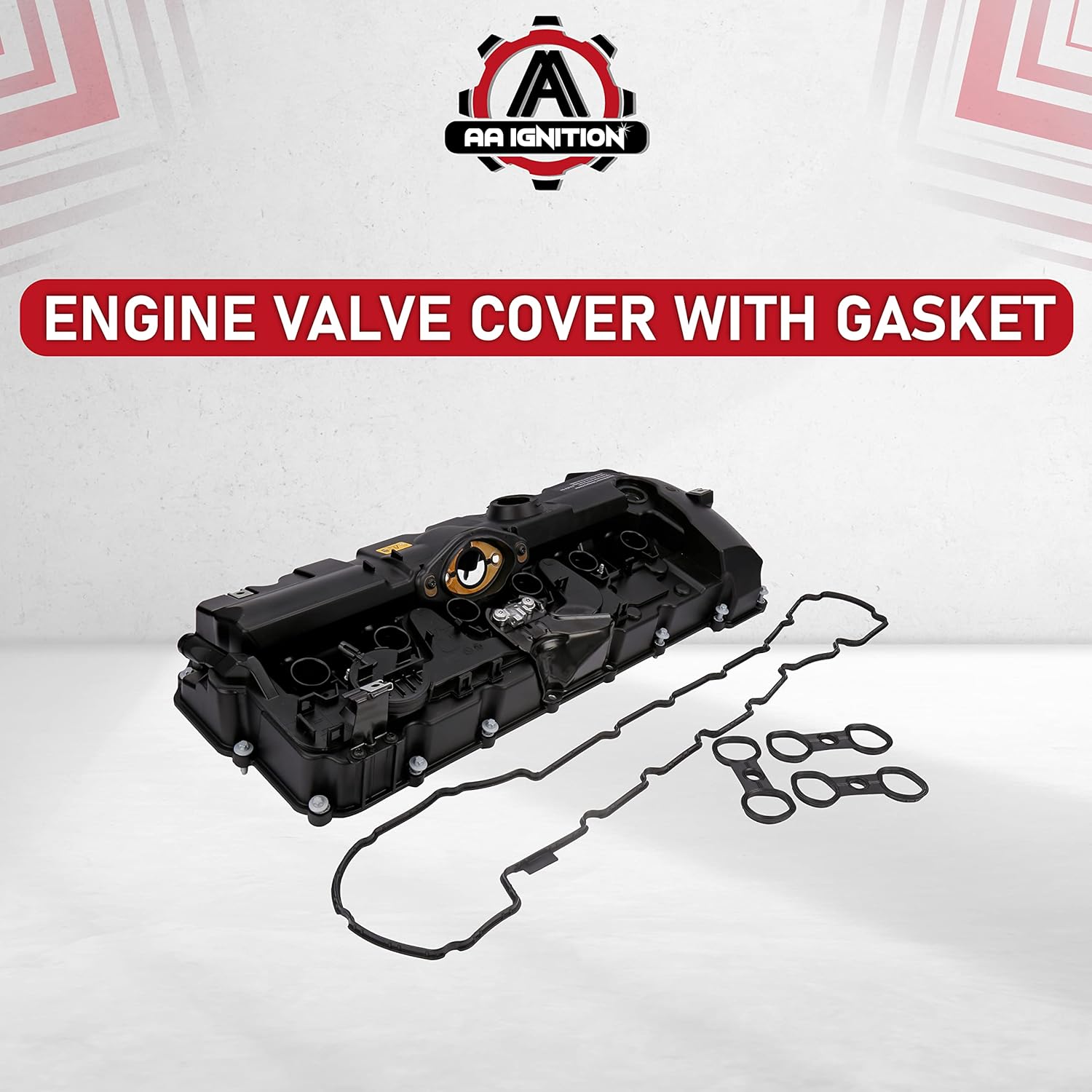 Replacement Engine Valve Cover with Gasket, 2.5L, 3.0L, Replaces 11127552281 I938839