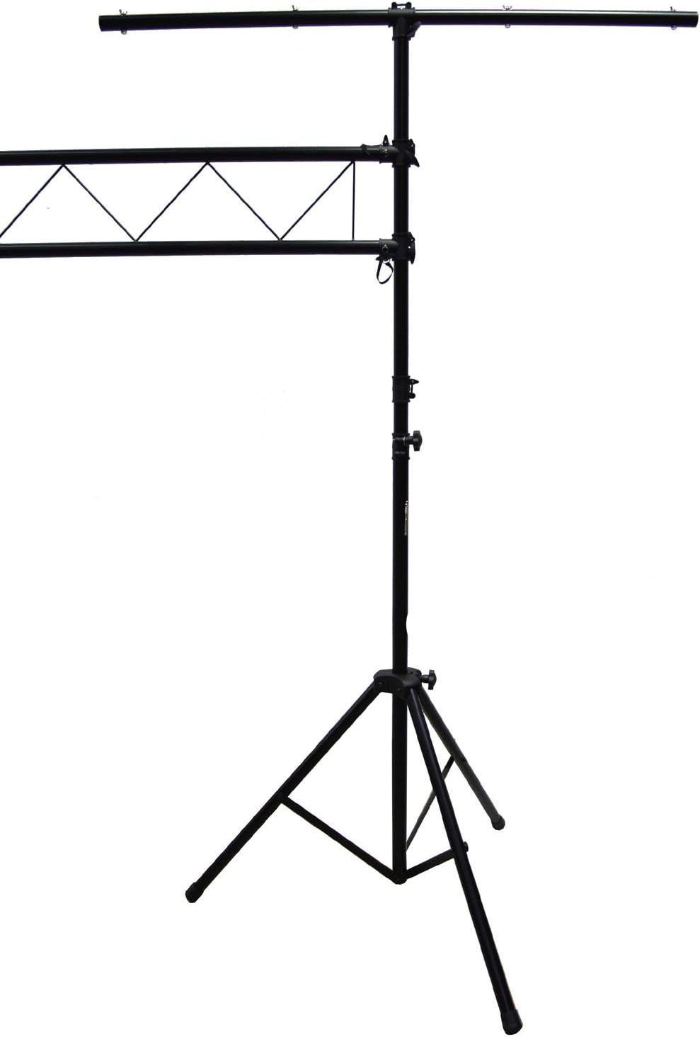 Mobile DJ Light Stand 10 Foot Portable Truss Lighting System with T-Bar G280