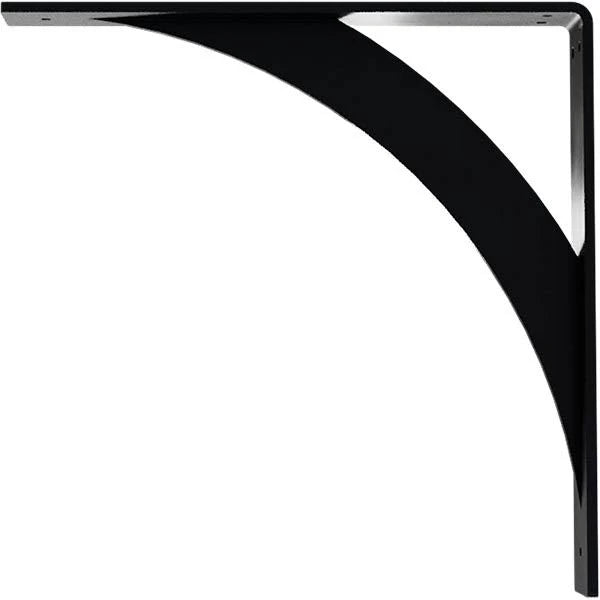 Black Powder Coated Steel Bracket U285