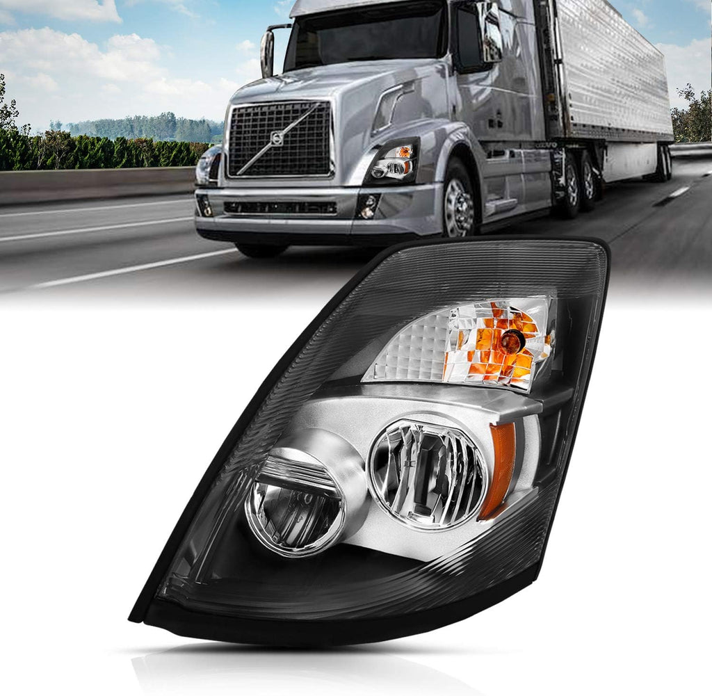 Chrome LED High Low Beam Replacement Headlights M17254