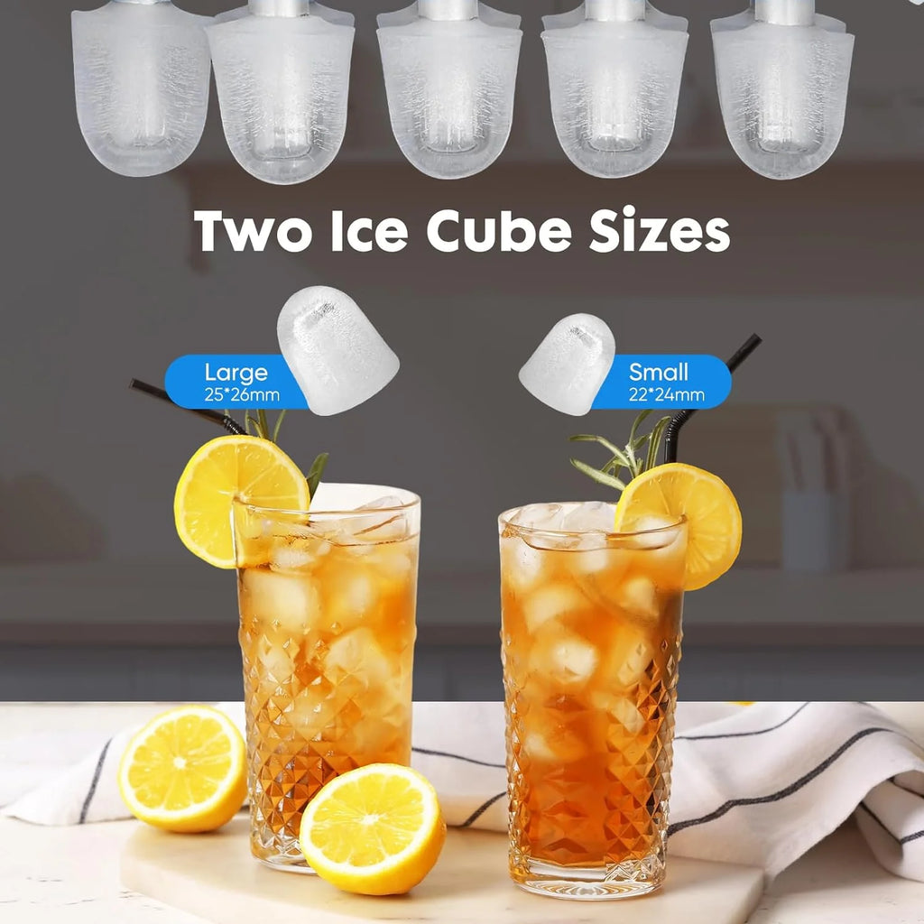 Countertop Ice Maker with Ice Scoop and Basket N48727