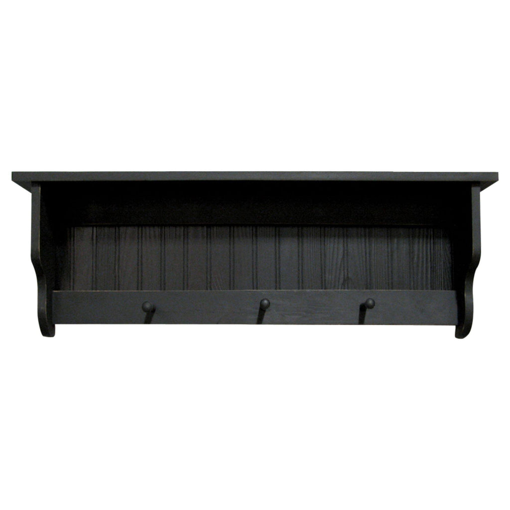 Sage Green Rectangular Storage Shelf with Pegs Q603154