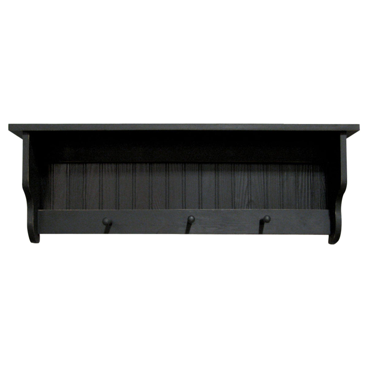 Sage Green Rectangular Storage Shelf with Pegs Q603154