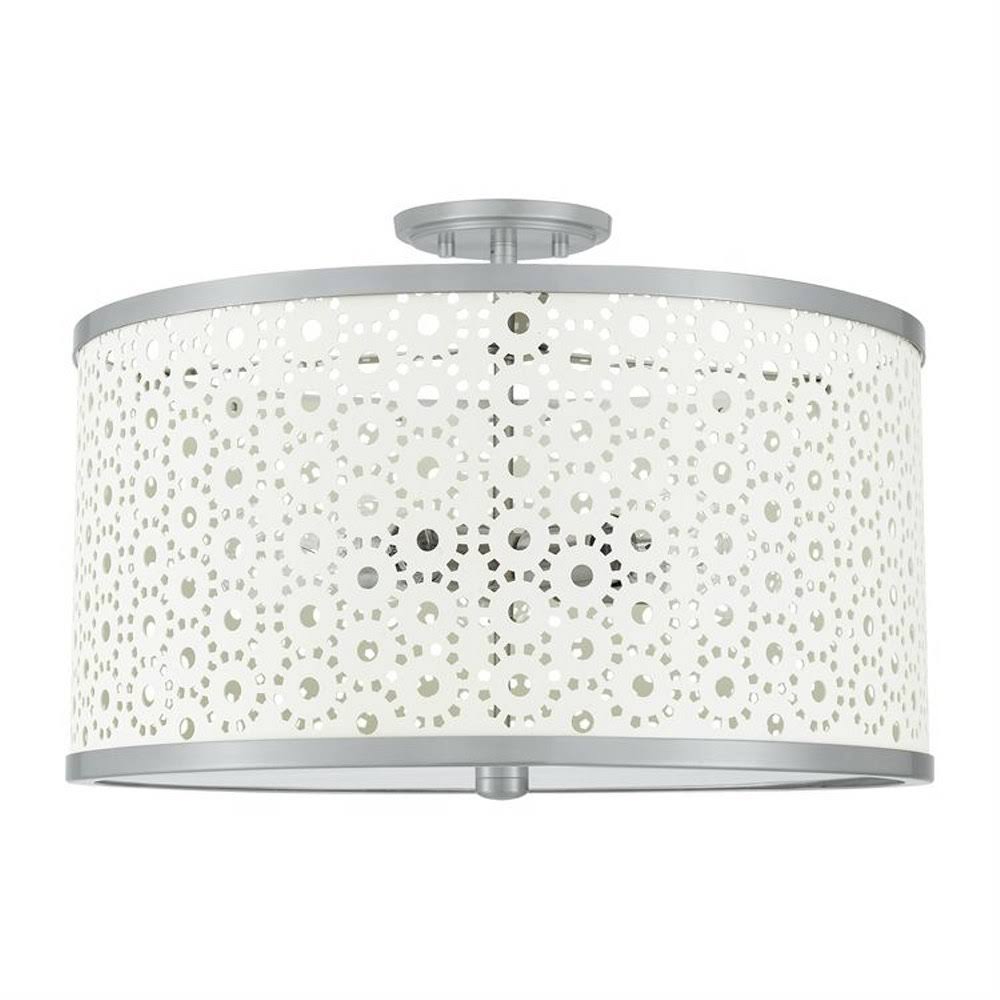 Medium Gold Semi-Flush Mount Light I86867