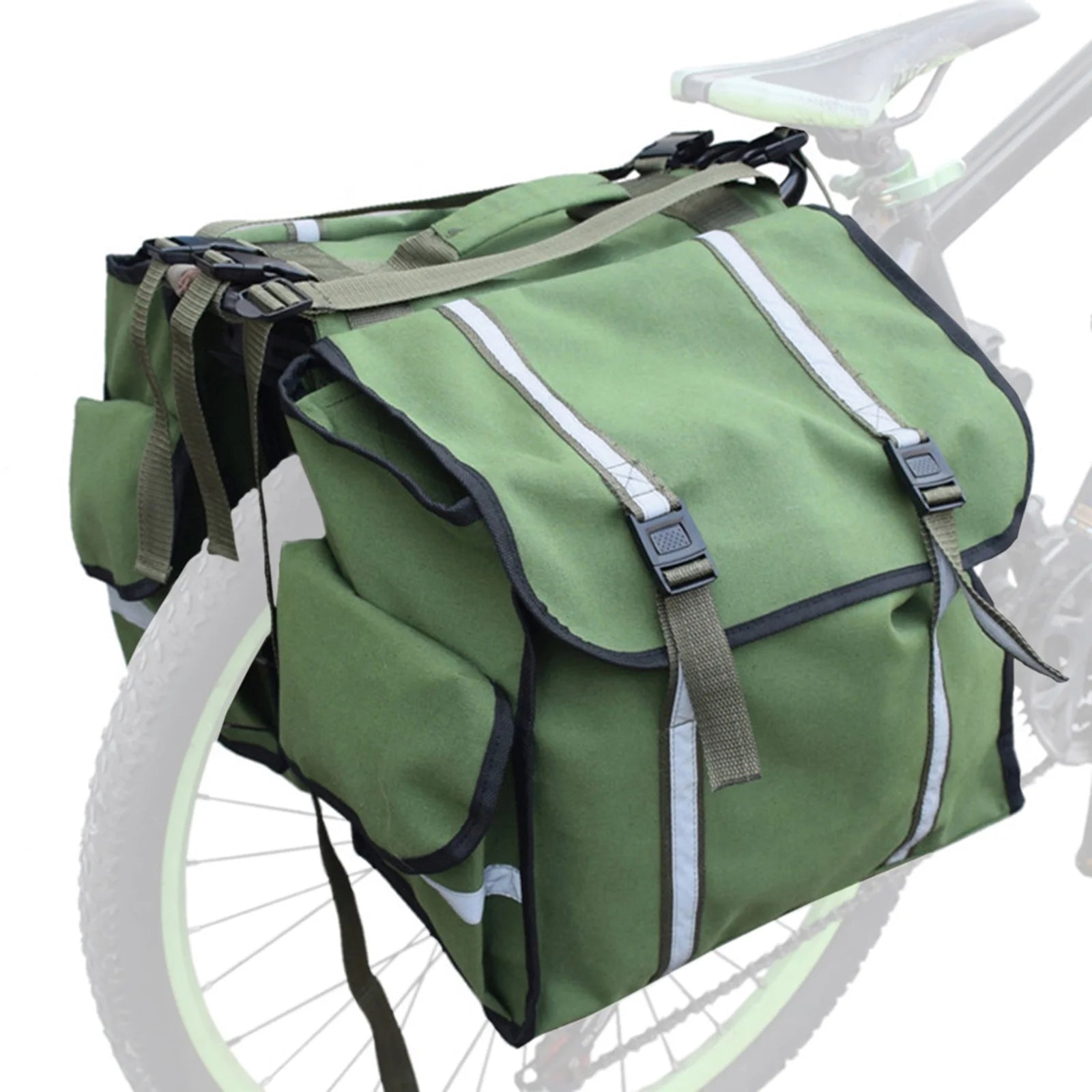 Canvas Rear Bike Saddle Bag Q234