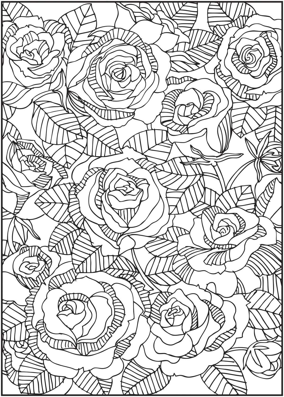 64 Pages Adult Coloring Book T6327