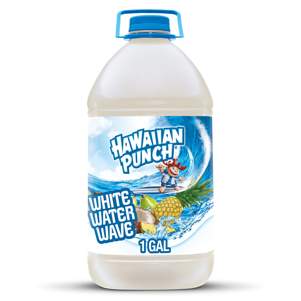 Hawaiian Punch Whitewater Wave Juice, 1 Gal, Bottle M461