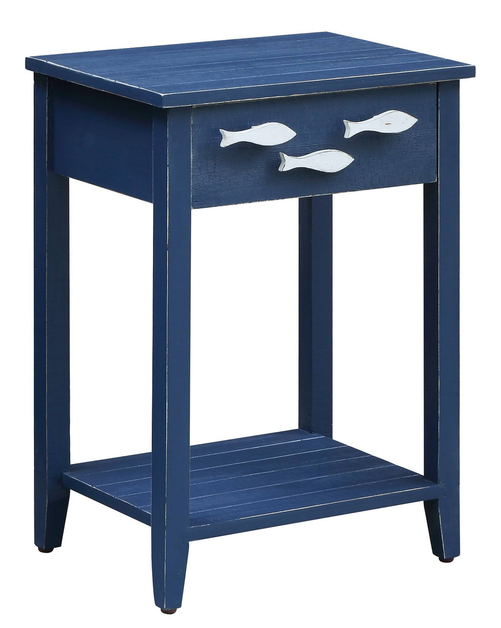 Navy 1 Drawer Accent Table M908612