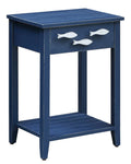 Navy 1 Drawer Accent Table M908612