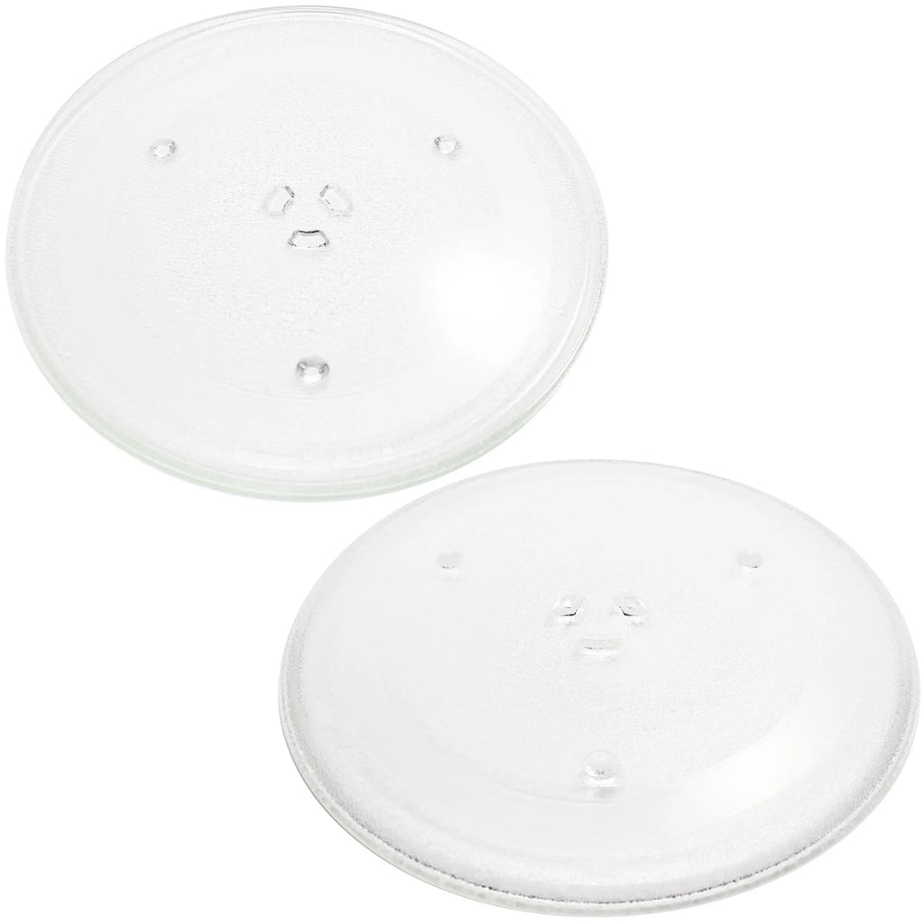 2-Pack Replacement Microwave Glass Turntable Tray 12 1/2" (318mm) X4179