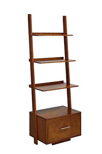 Black Bookcase File Drawer W487