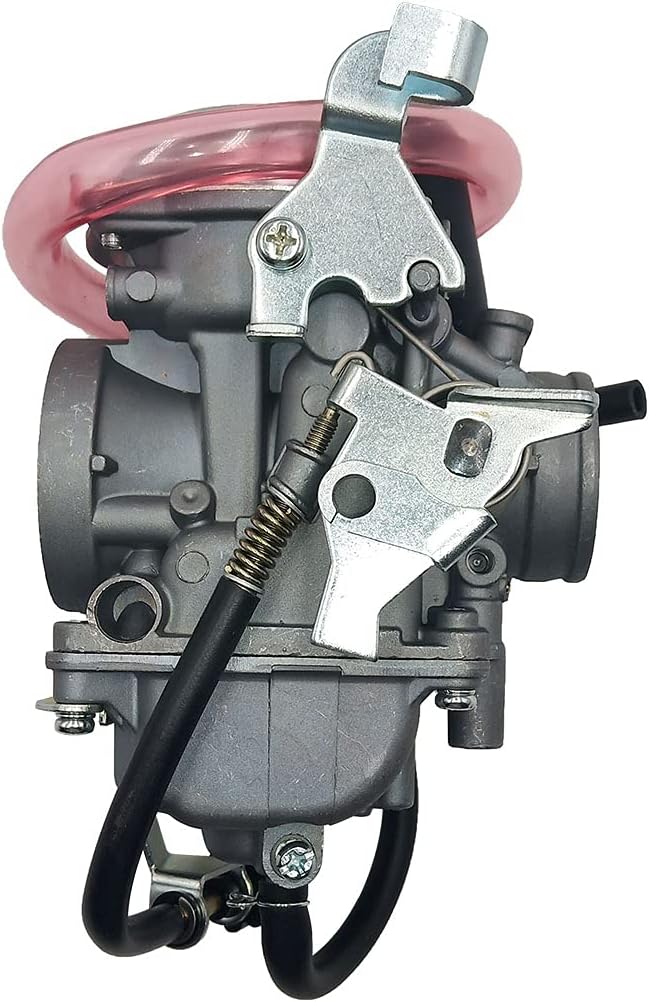 Carburetor with Fuel Valve Petcock Switch for Kawasaki BAYOU ATV KLF300, Pack of 2 S753
