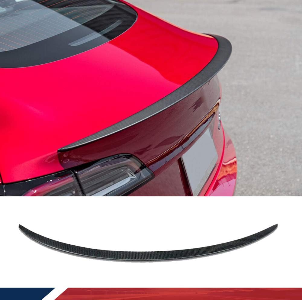 Real Carbon Fiber Rear Trunk Spoiler V140