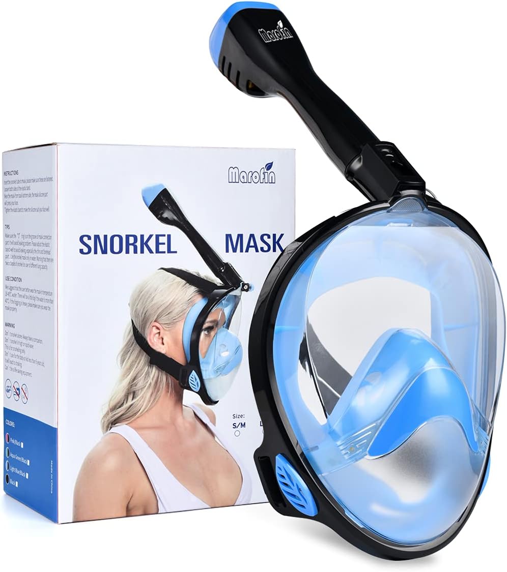 Full Face Snorkel Mask with Camera Mount Y7202