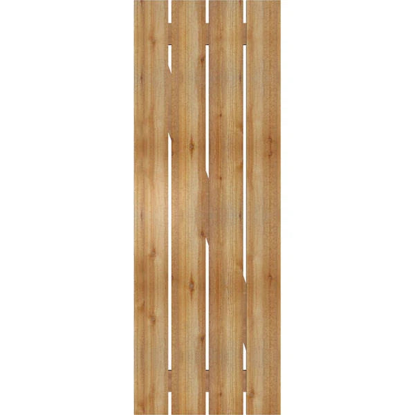 Board-n-Batten Shutters with Z-Bar, Rough Sawn Western Red Cedar R114870