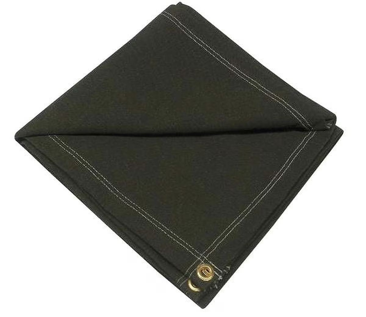 Green Cotton Canvas Tarp 8 x 10 ft 20 Mil L5650