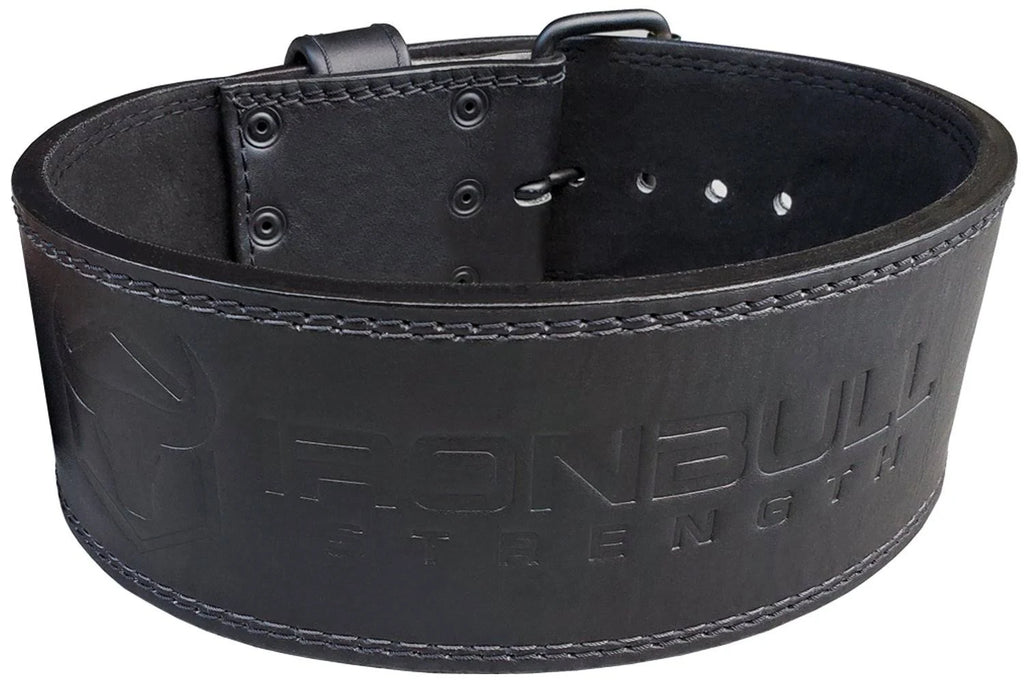 Black 2XL Leather Powerlifting Belt W71195