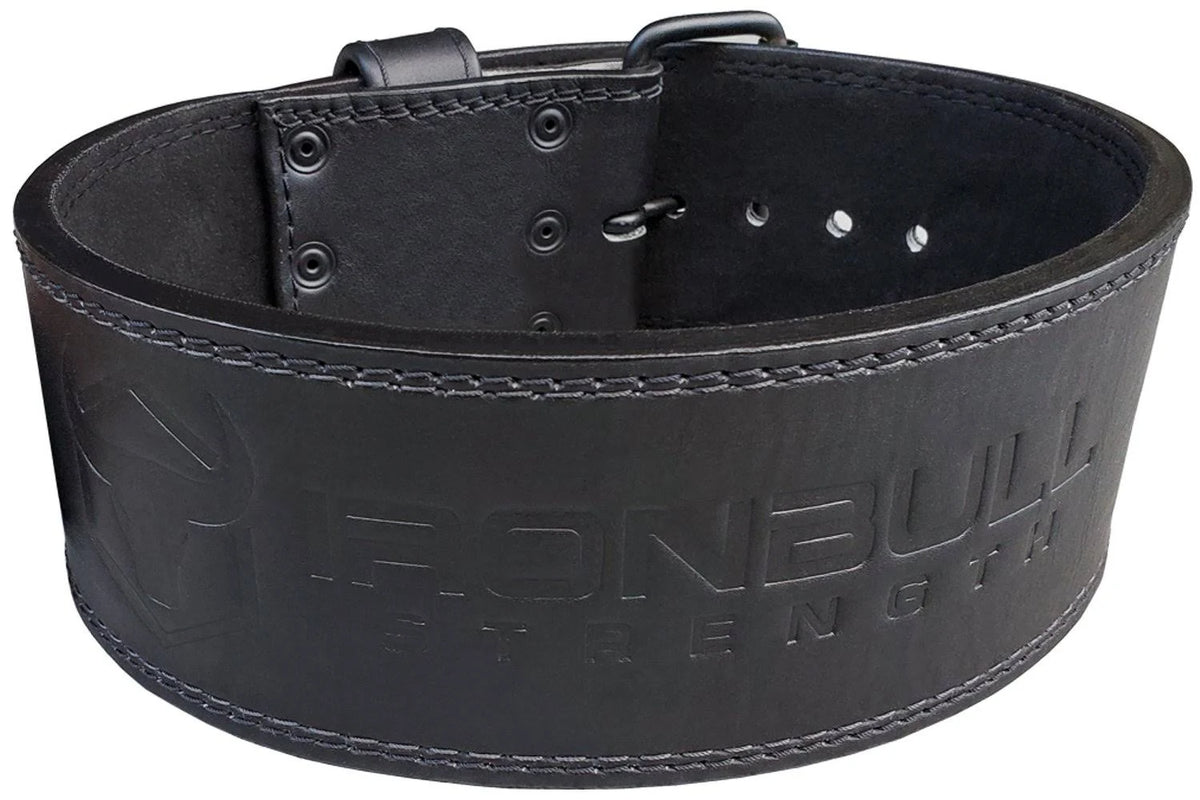 Black 2XL Leather Powerlifting Belt W71195