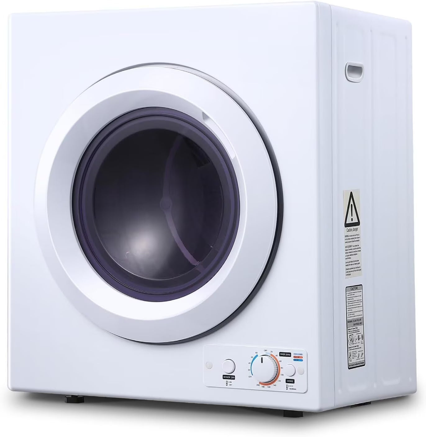 Portable Electric Clothes Dryer 2.65 cu. ft Stainless Steel Tub V335