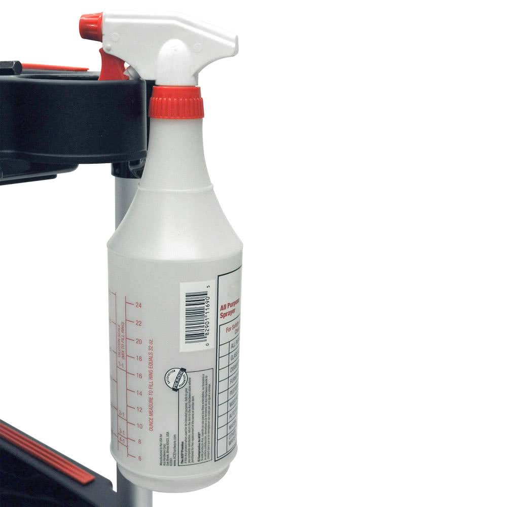 Black/ Red 3-Shelf Multipurpose Cart A8869