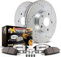 Front Z36 Truck & Tow Brake Kit with Carbon Fiber Ceramic Brake Pads and Drilled/Slotted Brake Rotors W811