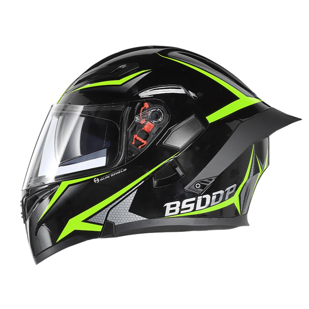 Motorcycle Flip up Full Face Helmet with Dual Visor Z206547