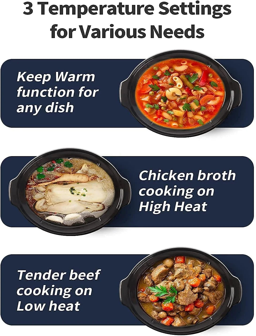 Programmable Slow Cooker 8.5-Quart with 30 Liners E68464