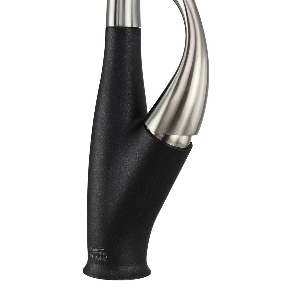 Luxe Stainless/Cafe Latte Pull-Down Kitchen Faucet Y9999