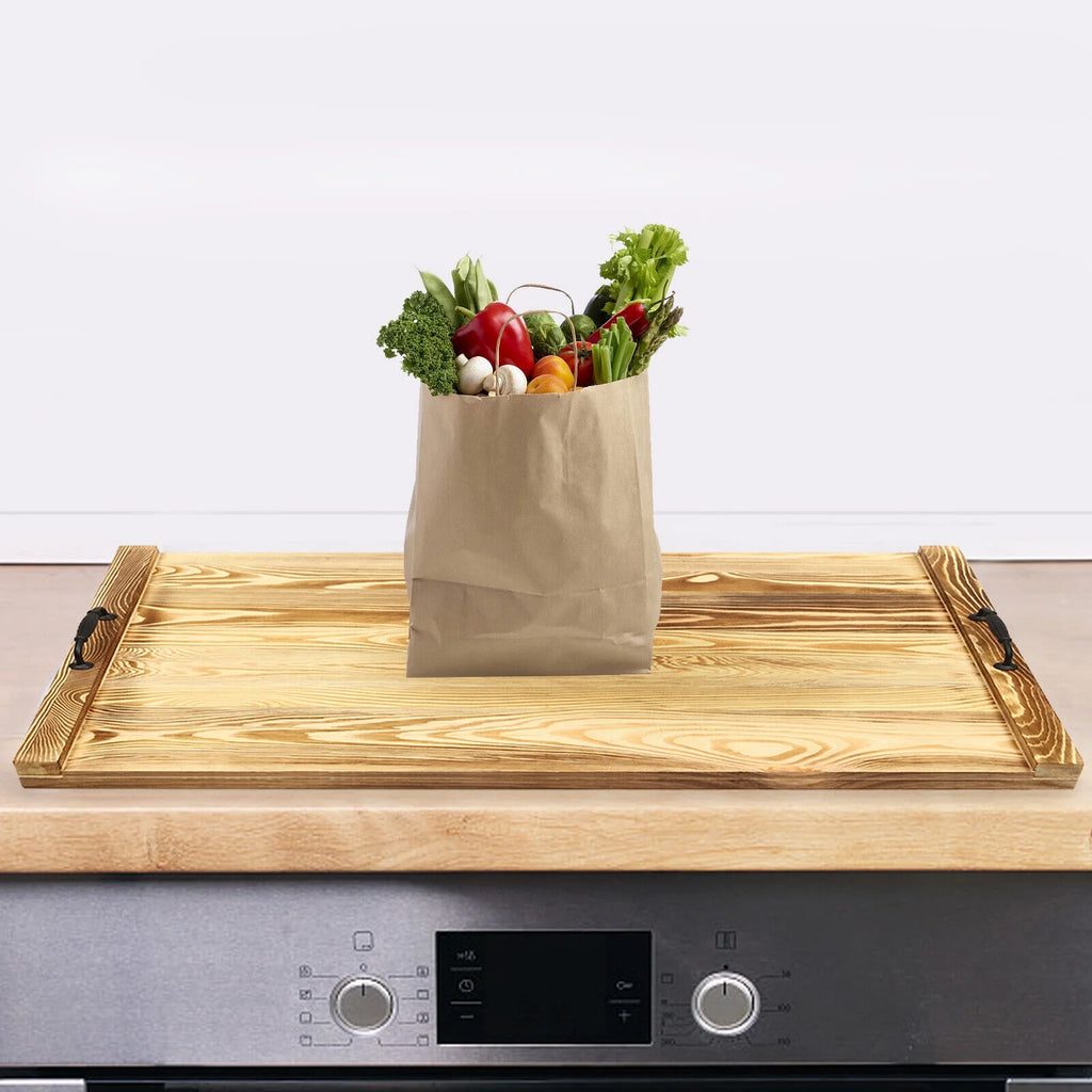 Pine Wood Noodle Board Stove Cover W96284