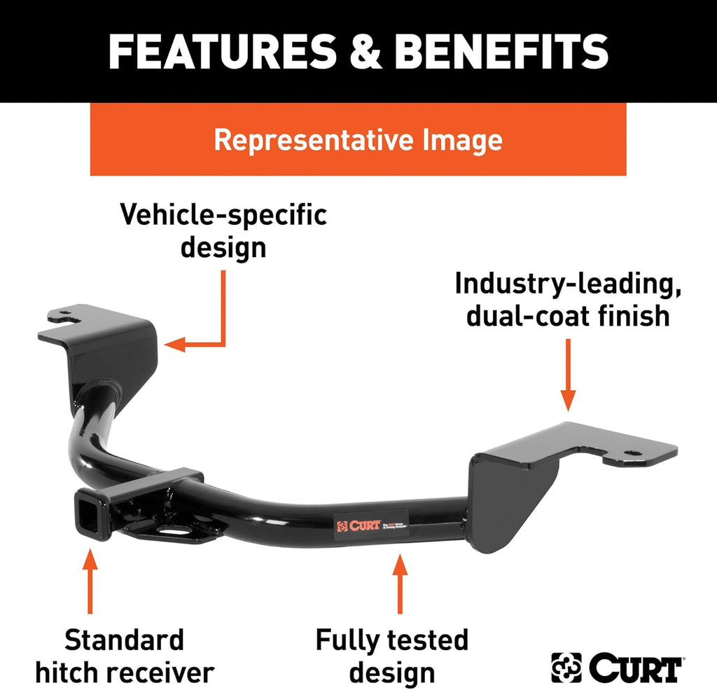 Class 1 Trailer Hitch with Ball Mount, 1-1/4-In Receiver I740