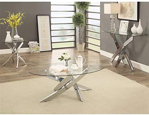 Chrome Metal Coffee Table B276257