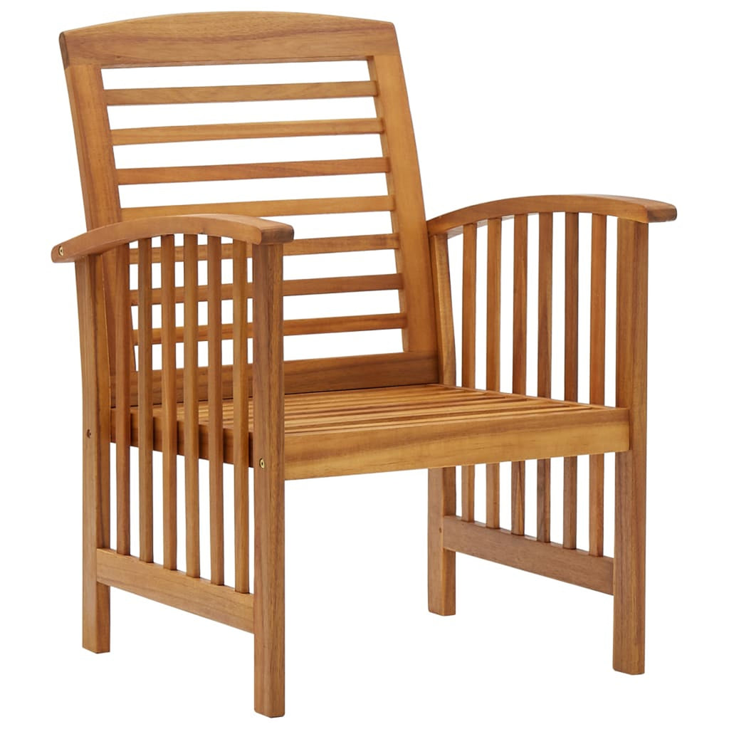 Set of 4 Acacia Wood Outdoor Furniture Set K382703