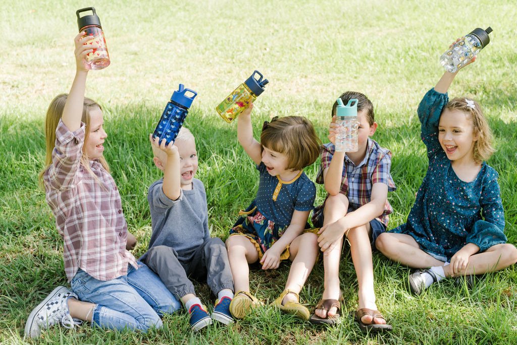 12oz Summit Kids Tritan Water Bottle with Straw Lid V426