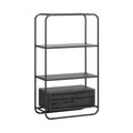 Misted Elm Bookcase with Drawer E884762