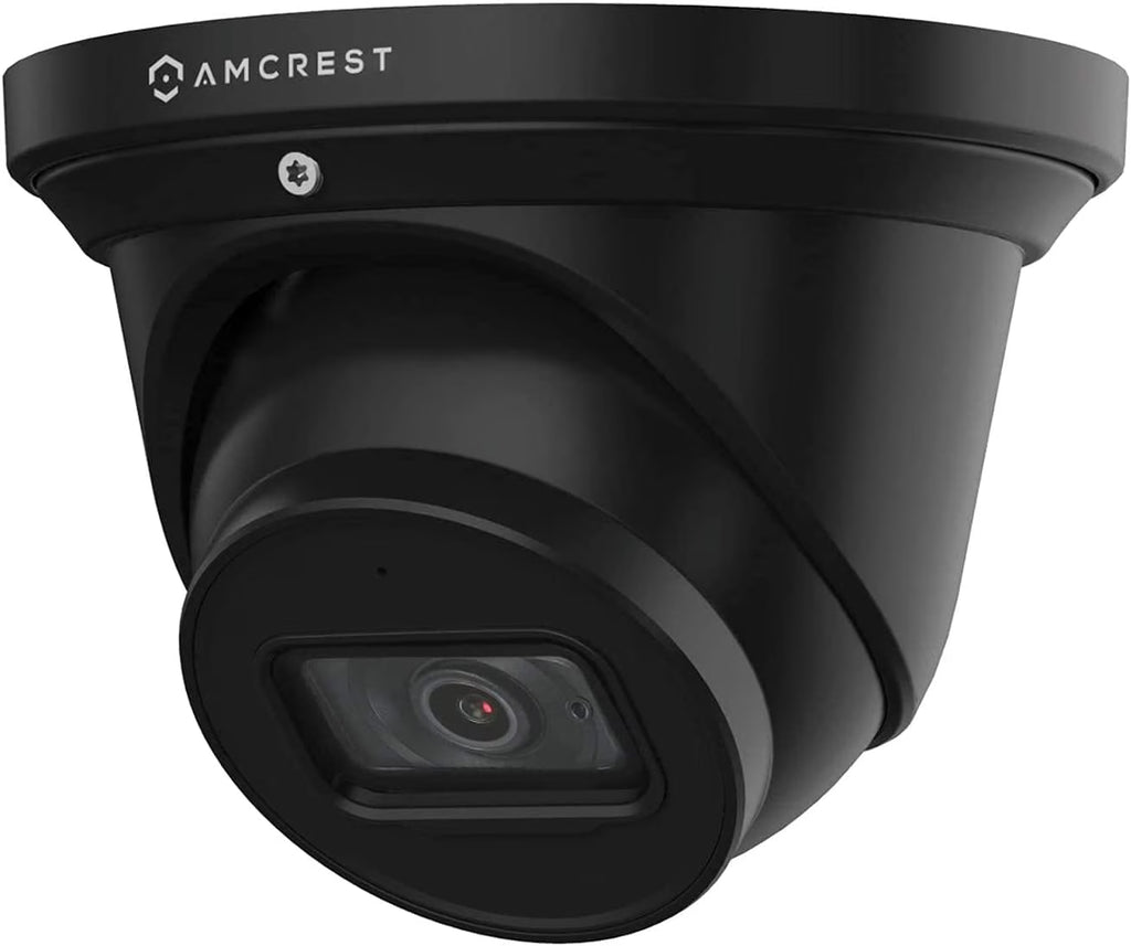 Analog 4K Outdoor Turret Security Camera, 8MP, 98ft Night Vision, Black Y4349