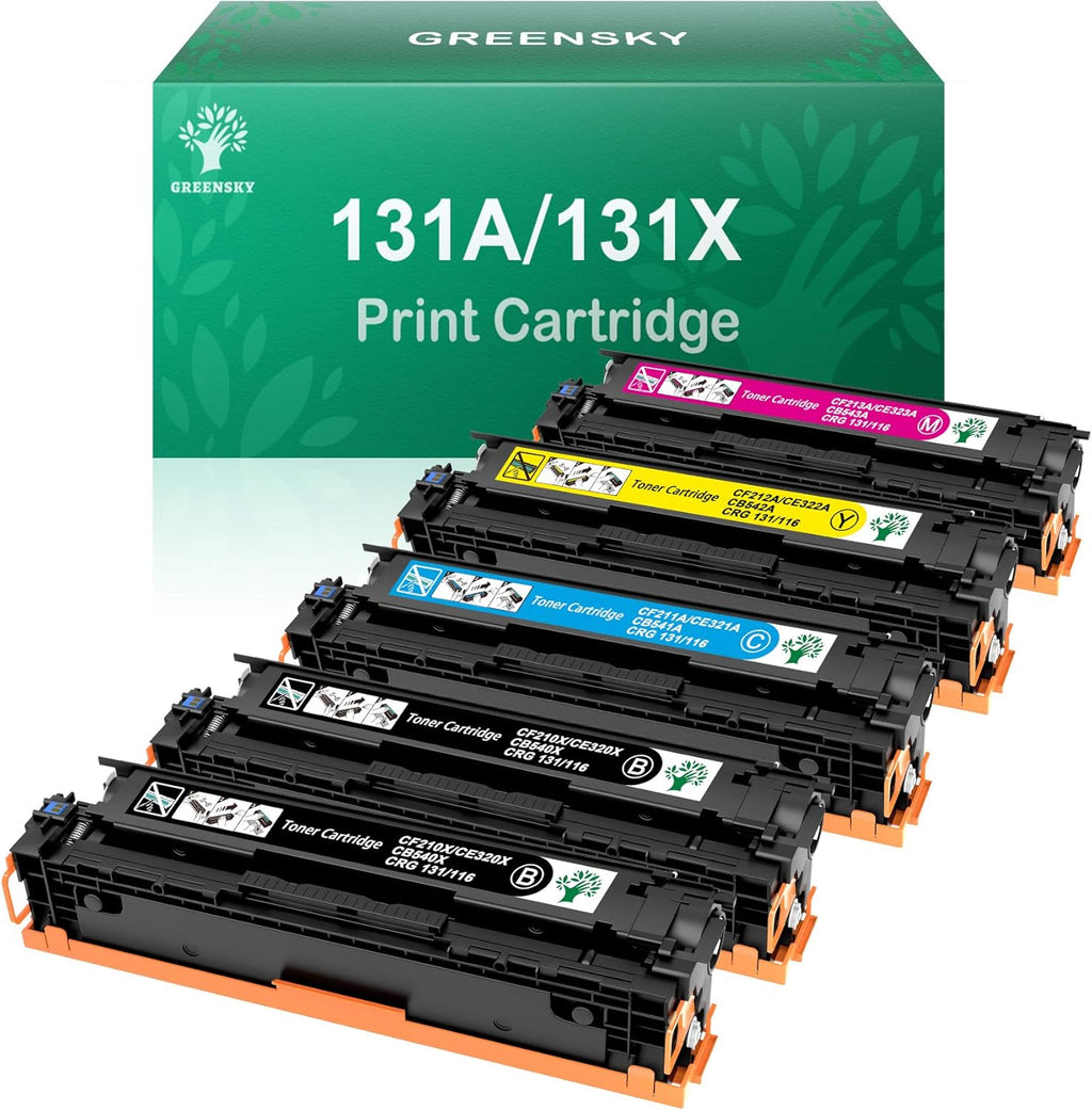 Compatible Toner Cartridge 5-Pack Black Cyan Yellow Magenta M86449