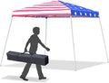 10'x 10' Outdoor Pop Up Canopy Tent with Slanted Legs U722