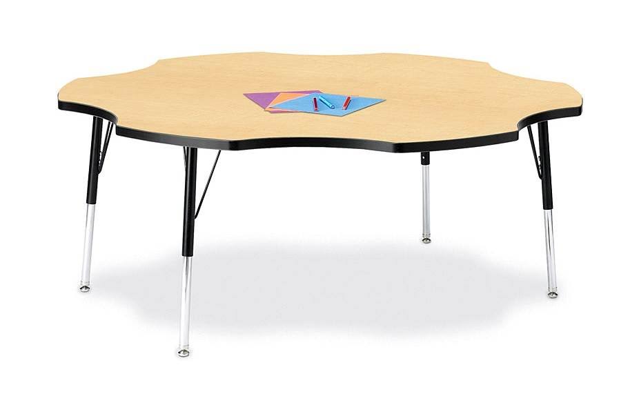 Black Edge Six-Leaf Table H80553