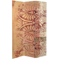 Rust/Gold Canvas Room Divider X587874