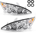 Chrome Housing Clear Lens Headlights Assembly T68666