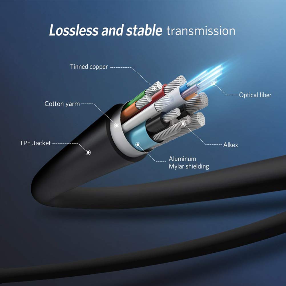 Fiber Optic DisplayPort 1.4 Cable 50ft T192804