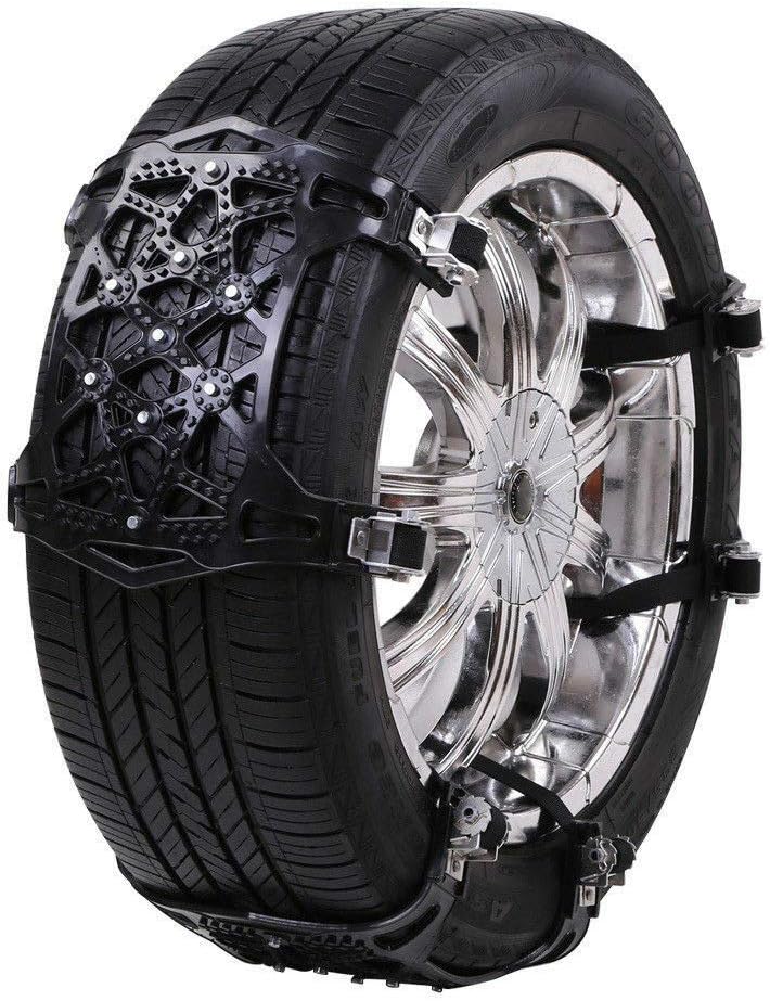 6pcs Universal Adjustable Emergency Traction Chains for 165-275mm Tires M63560