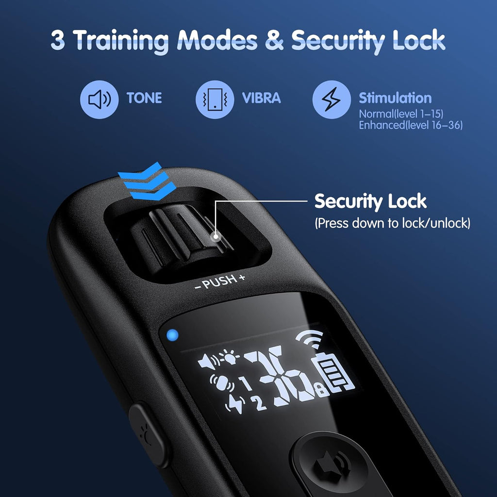 Electric Dog Training Collar with Remote, Pack of 2 K3733