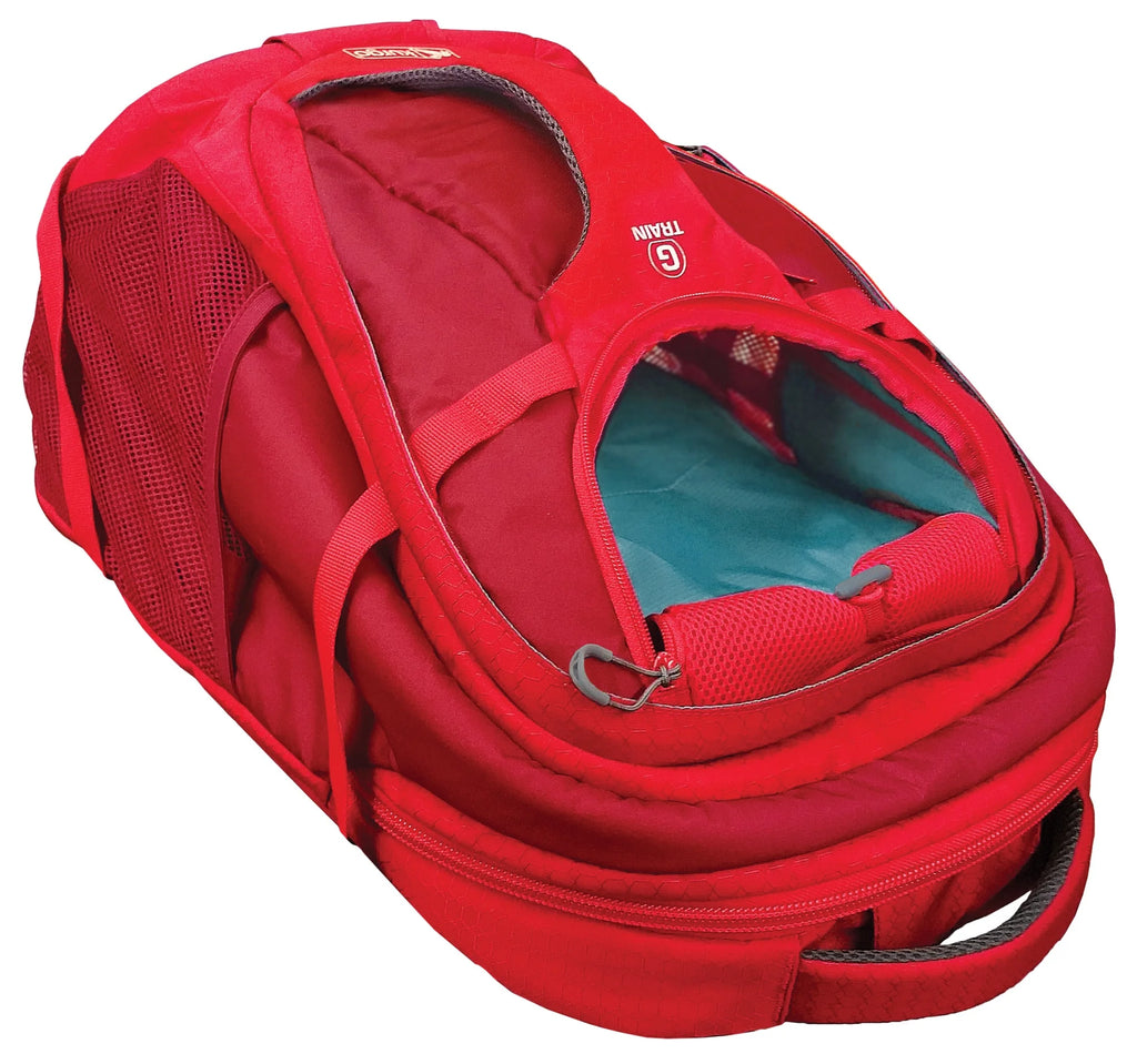 Dog Carrier Backpack with Chest Straps & Hip Belt, Reflective, Waterproof Bottom V33367