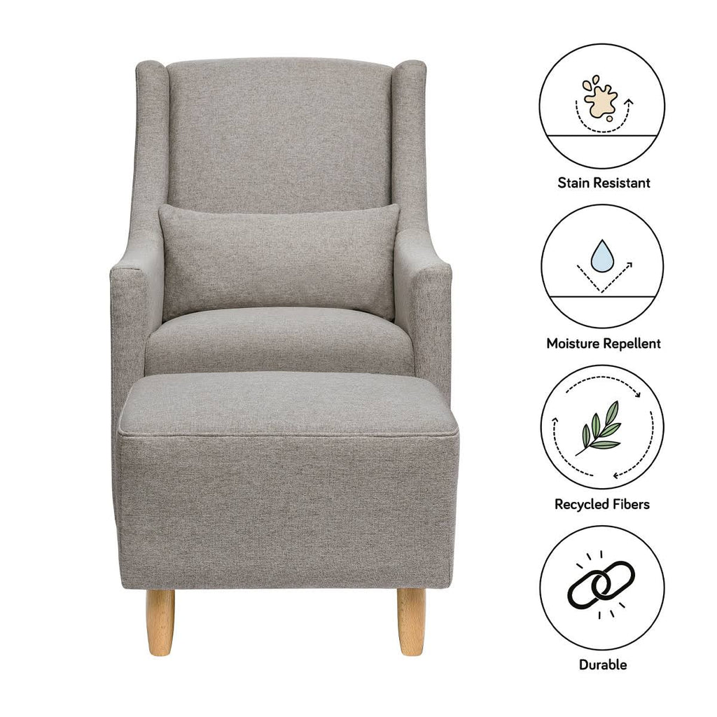 Toco Glider & Ottoman B2126