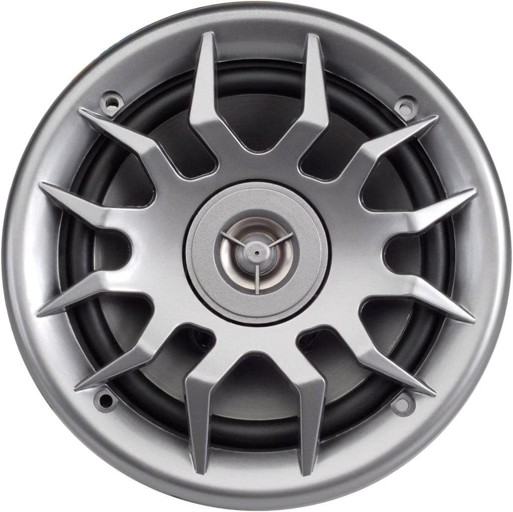 2-Way Waterproof Speaker with Silver Grill, Pack of 2 E29637