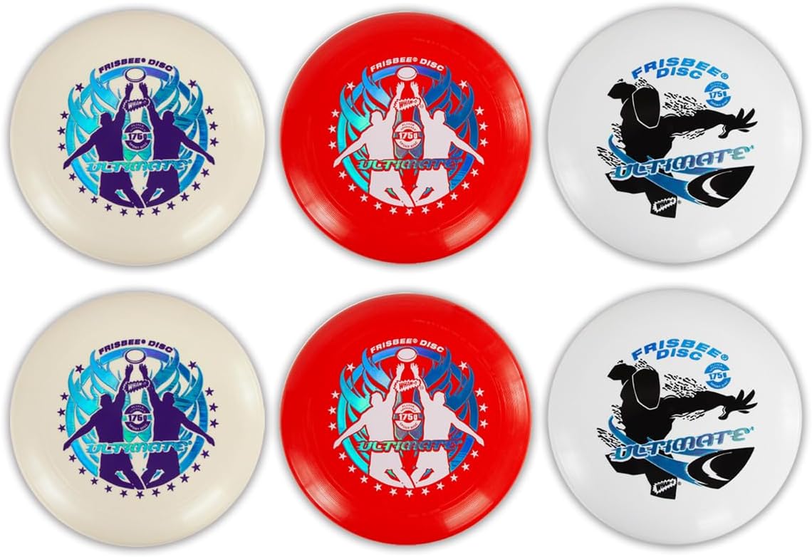 6 PACK 175 Grams Flying Disc U4232